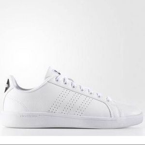 Adidas Cloudfoam White Sneakers - Gently Used